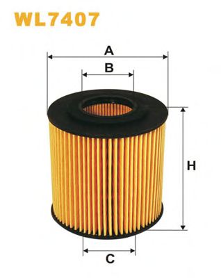 WIX FILTERS wl7407 -  Фильтр масляный двигателя